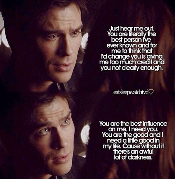 The Vampire Diaries: you are the good