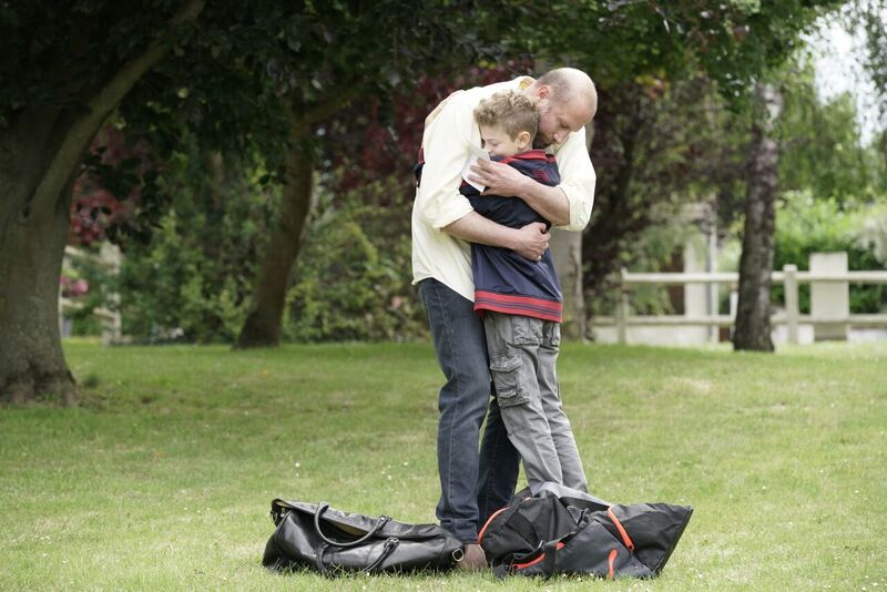 Theo e suo papà in "Un sogno per papà"
