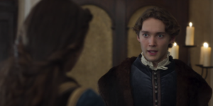 “I Medici 3” – Ep. 3 – Dialogo tra la moglie di Lorenzo e Peruzzi (Tommaso informa Clarice dei pettegolezzi sul marito)