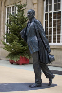 Statua di Philip Larkin a Yorkshire