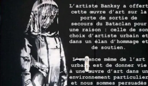 Banksy - "Ragazza triste" (Bataclan)