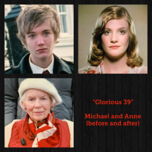 Toby Regbo: "Glorious 39". Michael (today) - Anne (yesterday and today)