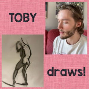 Toby Regbo: disegna! Toby disegna!